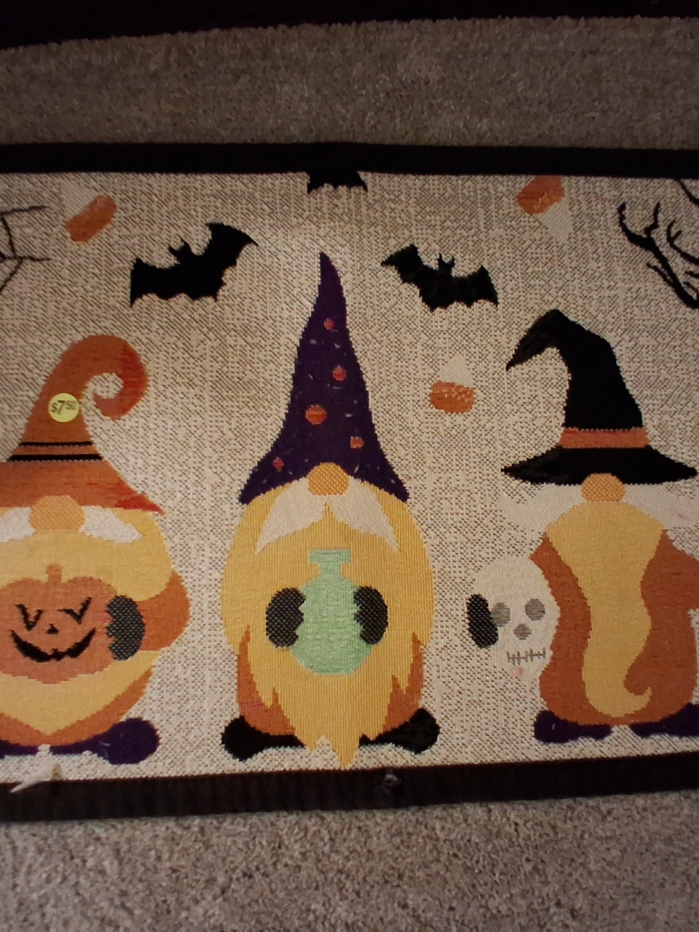 Gnome Halloween Rug
